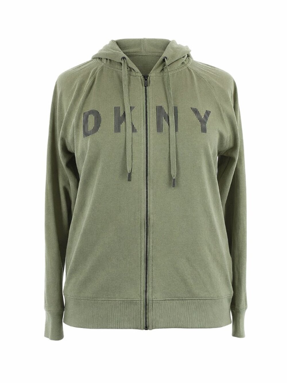 DKNY SPORT RARE GREEN ZIP UP HOODIE XL